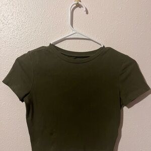 Olive Green Women's Top
